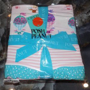 Posh Peanut Gemma & Cotton Candy Striped Ruffled Luxe Patoo NEW